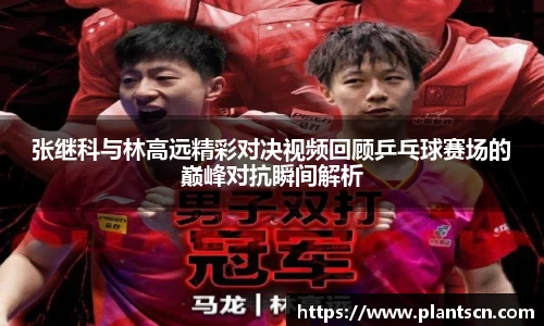 张继科与林高远精彩对决视频回顾乒乓球赛场的巅峰对抗瞬间解析